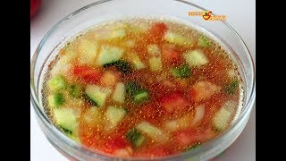 Gazpacho andaluz a la antigua  La Cocina de Enloqui [upl. by Mohandas641]