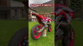 Just buy a supermoto🏍️ fun trendingshorts funny viralshorts viralsong trendingsong foryou [upl. by Ayal]