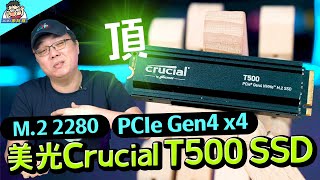 平價高性能 Crucial T500 SSD 固態硬碟開箱實測 [upl. by Anyahs]