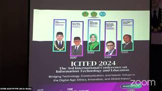 The 3rd International Conference on Information Technology and Education ICITED 2024 [upl. by Clapper]