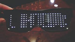 REVIEW EYEFLASHES Bluetooth LED Glasses [upl. by Yance]