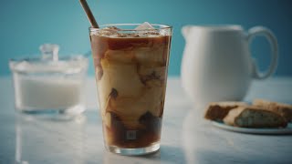 Iced double espresso with milk [upl. by Kara-Lynn]