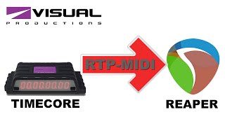 How to use TimeCore to control Reaper via RTPMIDI [upl. by Assilanna594]