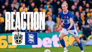 REACTION  Christoph Klarer  Sutton United 01 Birmingham City  Emirates FA Cup [upl. by Ross]