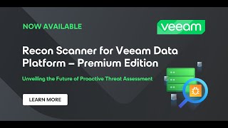 Now Available  Recon Scanner for Veeam Data Platform [upl. by Chlo]