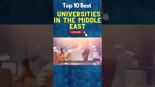 Top 10 Best Universities in the Middle East  Arab Region 2024 [upl. by Rayford642]