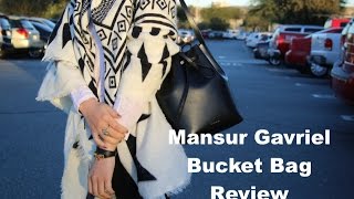 Mansur Gavriel Mini Bucket Bag Review SoFashionBasic [upl. by Namron]