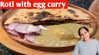 ಗೋಧಿ ಹಿಟ್ಟಿನ ತಂದೂರಿ ರೋಟಿ ಹಾಗೂ ಎಗ್ ಕರಿ  Hotel style Wheat Tandoori Roti and egg curry [upl. by Annoj]