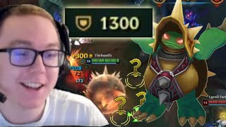 1300 ARMOR Rammus TOP is BROKEN  Thebausffs VOD W Chat [upl. by Johnathan290]