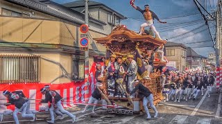 2024908 岸和田市 春木だんじり祭り 試験曳き やりまわし春木大小路町·春木本町·春木宮本町·春木宮川町·戎町·松風町·八幡町·大道町·磯之上町·春木若松町·春木中町·春木旭町 [upl. by Crim]