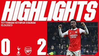 HIGHLIGHTS  Tottenham Hotspur vs Arsenal 02  North London derby delight [upl. by Nnyllaf]