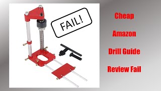 Cheap drill guide review [upl. by Ahsenit]