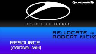 ReLocate vs Robert Nickson  Resource Original Mix [upl. by Olaf487]