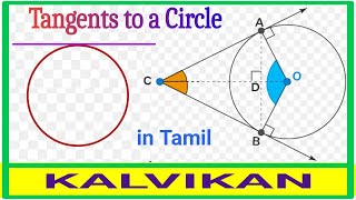 Tangent to a Circle GMATGRECATBANK PO SSC CGLAPTITUDE TRICKS Kalvikan [upl. by Tarfe]