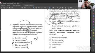 ÖĞRETİM YÖNTEM VE TEKNİKLERİ SORU ÇÖZÜMÜ1 [upl. by Kylen195]