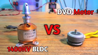 1400KV BLDC Motor VS DVD BLDC Motor [upl. by Hermann]