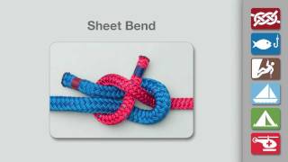 Sheet Bend Knot  How to tie a Sheet Bend Knot [upl. by Motteo]