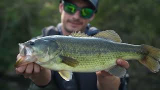 Bass Fishing dal Belly Boat Decathlon Caperlan [upl. by Eelrahc]