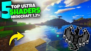 TOP 5  Ultra Shaders MCPE 121  New Realistic Shaders NO LAG [upl. by Arihaz990]