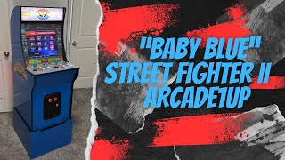 Arcade1up quotBaby Bluequot Street Fighter II Cabinet [upl. by Herby]