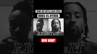 RAP BATTLE ROM3 VS AYEROD SSRBRIGHT2IT [upl. by Ruford726]