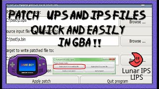 How To Patch UPS And IPS Files On GBA  Explained Clearly [upl. by Truscott830]