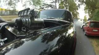 Supercharged Chevy 1955 burnout [upl. by Fronia892]