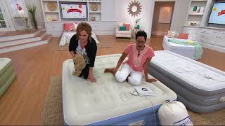 AeroBed 18quot Elevated Air Mattress w Antimicrobial Sleep Surface on QVC [upl. by Ajnotal]