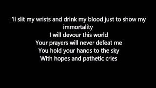 A Night In Texas  Satans Upheaval Lyric Video [upl. by Gibe]