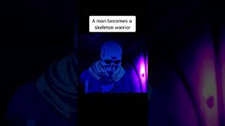 A man becomes skeleton warrior anime animeexplainedinhindi movieexplainedinhindi movie shorts [upl. by Eerazed408]