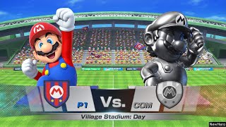 Mario Sports Superstars  MarioLuigi Vs Metal MarioWario [upl. by Deidre968]