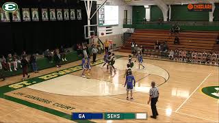 Freshmen Basketball Gilmour Academy v St EdwardGreen [upl. by Aldwon]