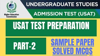 USAT Test preparation complete MCQS Solution with Examples [upl. by Deckert]