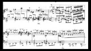 Schnittke Piano Sonata 1  IV Allegro with score [upl. by Eimrej718]