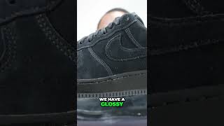 Glossy Midsole on the Air Force 1 Black Cat [upl. by Ahto91]