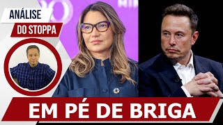 Janja vs Elon Musk uma ameaça a democracia brasileira  Análise do Stoppa [upl. by Edmea]