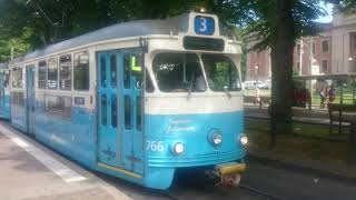 Straßenbahnen in Göteborg  Züge in Schweden  Göteborgs sparvägar [upl. by Caylor]