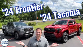 2024 Tacoma vs 2024 Frontier Interior Battle [upl. by Gerianna]