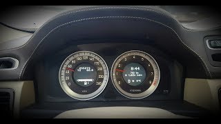 Volvo s80 T6 224kw acceleration 0100 [upl. by Alimaj]