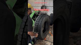 Tyre Resolving process 🧑‍🔧shorts automobile mechanic knowledge tyre facts workshop [upl. by Anelej634]