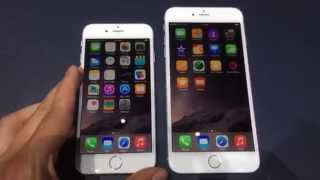 iPhone 6 e iPhone 6 Plus Handson demo [upl. by Caras]