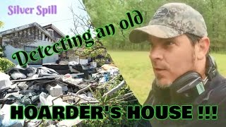 Hoarder property reveals freakish silver coin spill amp oddball treasures  Metal detecting video [upl. by Nirhtak]