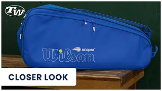 Take a closer look at the Wilson US Open Tour 12 Pack Tennis Bag for 2024 [upl. by Newnorb]