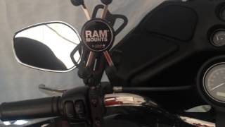 RAM mounts for HarleyDavidson Road Glide Ultra [upl. by Kathrine]