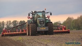 Fendt 936 Vario mit Väderstad Spirit 900 S Drillmaschine am Gerste drillen [upl. by Knobloch746]