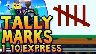 Tally Marks Video Review Test for Children  Express PicTrain™ [upl. by Asilet471]