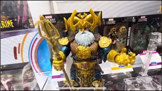 SDCC 2024 Marvel Legends Hasbro Booth Action Figure Display [upl. by Liw180]