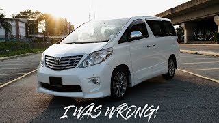 A Car Guys Review of the Toyota AlphardVellfire 24 ANH20 20082015 MPV over an SUV [upl. by Gere]