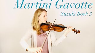 Martini Gavotte  Suzuki Book 3 [upl. by Nitniuq198]