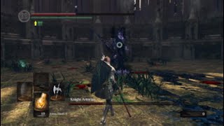 Dark Souls remastered  Knight Artorias Dark Sun Gwyndolin amp Crossbreed Priscilla [upl. by Dee]